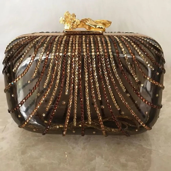 Swarovski‎ crystals clutch​